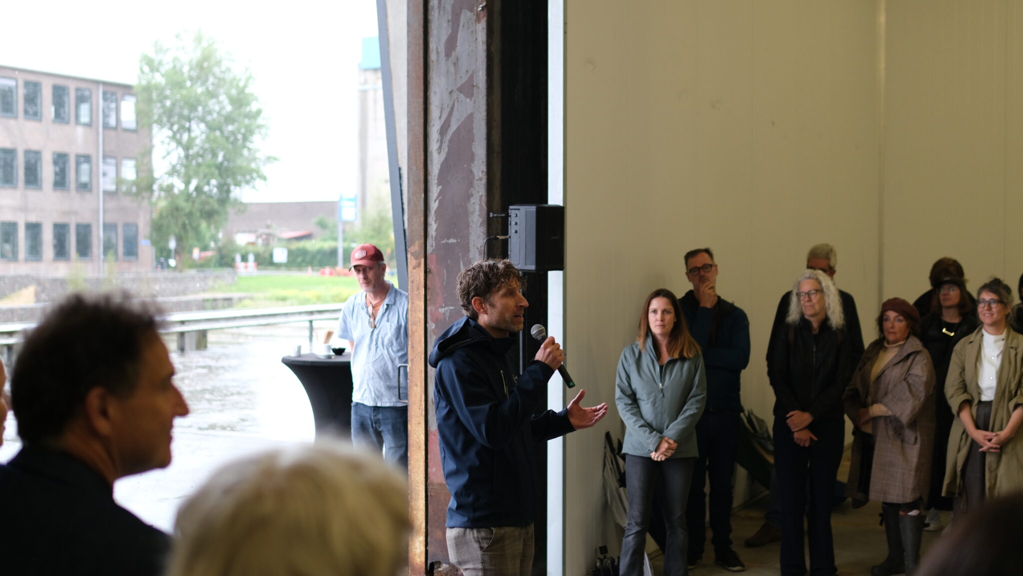 Medeoprichter Rinze legt het doel van Noria uit.